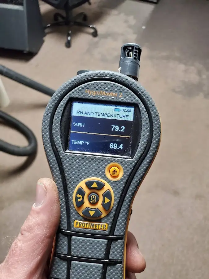 Moisture meter humidity assessment for Fire & Smoke Damage Restoration in North Versailles